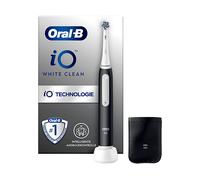 Oral-B iO White Clean spazzolino da denti elettrico con custodia per il caricabatterie Matte Black 1 pz
