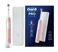 Oral-B Spazzolino Elettrico Ricaricabile Pro Series 1 Rosa con 1 Testina di Ricambio, 1 Custodia da Viaggio, 1 Spazzolino