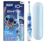 Oral-B Spazzolino Elettrico iO Kids Stitch Disney, 1 Testina, 1 Custodia Da Viaggio + 4 Testine di Ricambio iO Kids Stitch Disney