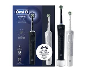 SPAZZOLINO ELETTRICO ORAL-B Vitality Pro D103, Movimento rotante 2D, 3 modalità, 2 testine, timer integrato