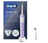 Oral-B Vitality Spazzolino Elettrico Ricaricabile Pro Viola, 2 Testine