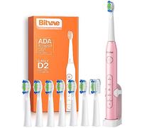 Spazzolino Elettrico per Adulti e Bambini,Pink
