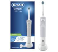 Spazzolino Elettrico Ricaricabile Braun Oral-B Vitality 100 CrossAction Bianco con 1 Manico 1 Testina