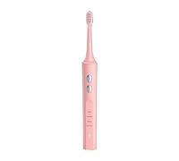 Spazzolino elettrico sonico, 4 modalità, ricarica senza fili, 2 testine intercambiabili, 48.000 battiti al minuto, nero/bianco/rosa/verde (Pink)
