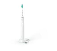 Philips Sonicare Spazzolino Elettrico Sonico Serie 3100, con sensore di pressione integrato, SmarTimer e QuadPacer, Bianco modello HX3671/13, Sonicare 3100, Bianco