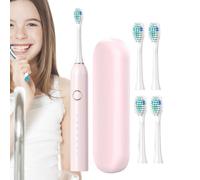 Spazzolino Elettrico Spazzolino Da Denti Elettrico Da Viaggio - Spazzolini da denti Elettrici - Ricaricabile Dura 180 giorni 40000 VPM Pulizia profonda Spazzolino da denti 6 modalità Include