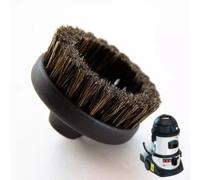 Spazzolino in plastica con setole in CRINE per pulizia diametro 60 mm per pulire superfici delicate e panni e scarpe delicati (di pelle, seta, camoscio) D2 60 mm per Tutti gli Emilio Bieffe