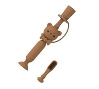 Spazzolino in Silicone a Forma di Orso per Bebè e Toddler