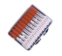 Spazzolino Interdentale 40/120 pezzi Spazzolino interdentale in silicone for pulire le fessure dei denti Stuzzicadenti dentali(Orange 40Pcs)