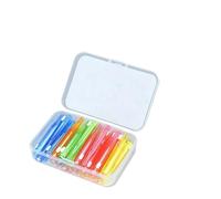 Spazzolino Interdentale 60 pezzi/scatola stuzzicadenti spazzolino interdentale dentale 0,6-1,5 mm pulizia tra i denti filo a forma di I(Mix color)