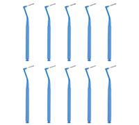 Spazzolino interdentale da 10 pezzi, micro, mini con copertura antipolvere Per la Pulizia Orale(Blue (1.0-0.2mm))