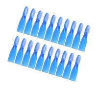 Spazzolino Manuale Mini a Manico Corto Sicurezza 20 Pezzi | Plastica e Nylon, Pulizia Orale Delicata, Adatto a Spazi Ristretti e Ambienti Limitati
