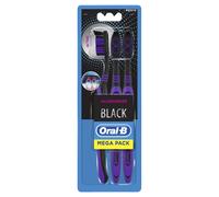 Oral-B Spazzolino Manuale Black, Confezione da 3