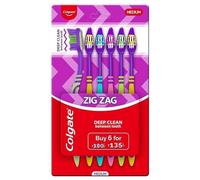 Spazzolino medio Colgate Zigzag: 6 unità,
