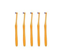 Spazzolino Monociuffo 1/2/5 pezzi Pulizia dei dettagli Spazzolino interdentale Testa piccola Design inclinato Cavità orale profonda(5pcs)