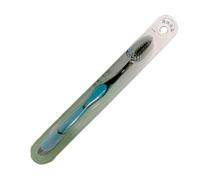 Spazzolino morbido per adulti - Spazzolino Royal Denta Silver, spazzolino mano al carbone con impugnatura ergonomica | Spazzolino da denti da 1 pezzo per rimuovere le macchie dai denti per casa, via