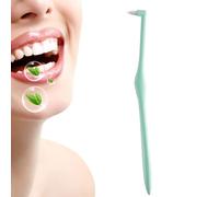 Spazzolino per Denti del Giudizio Seta Ultra Fine per Pulizia Ortodontica | Testina Piccola per Zone Difficili da Raggiungere Per Viaggi Hotel Casa Donne Ragazzi Adolescenti