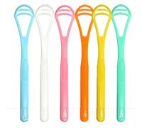 Spazzolino per la lingua, raschietto per la lingua, pulisci lingua, spazzola pulisci lingua, spazzola pulisci lingua, spazzolini per la lingua aiutano a combattere l'alito cattivo, 6 raschietti per la