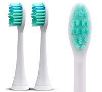 Spazzolino sonico Silodent | Testine per spazzolino con setole antisettiche per spazzolino premium Champagne con 5 programmi e custodia da viaggio | Testine compatibili con Philips Sonicare