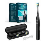 Teesa SONIC 2 Spazzolino Sonic Nero 5 Modalità di Lavoro Custodia da Viaggio Protezione IPX7 TSA8087-B
