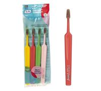 Spazzolino TePe Colour Compact Extra Soft, Confezione Mista, 4pz