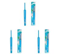 Spazzolino TePe Compact Tuft, 1pz, pulizia precisa di aree difficili da raggiungere, ottimale per pulizia di impianti e apparecchi (Confezione da 3)