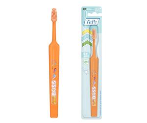 Spazzolino TePe Kids, Extra Soft, 1pz, spazzolino per bambini, spazzolino con setole extra soft per rimozione delicata ed efficace della placca