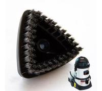 Spazzolino triangolare in plastica con setole in Acciaio per pulizia di superfici di vario tipo D2 70 mm per Tutti gli Emilio Bieffe nero
