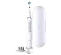 Oral-B iO Spazzolino Elettrico Ricaricabile 4S Bianco, 1 Testina, 1 Custodia Da Viaggio