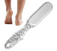 Spazzolone per piedi, raschietto 2 in 1 per rimuovere la pelle morta, raspa per talloni screpolati, riduce calli e calli, per la cura dei piedi, bagnato e asciutto