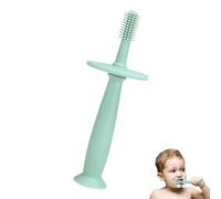 Spazzuccio da denti a 360 °-Massager di gomme da bambino con manico anti-slip, design senza BPA | Stick per bambini per bambini, giocattolo per dentistiche, spazzola masticabile in silicone, aiut
