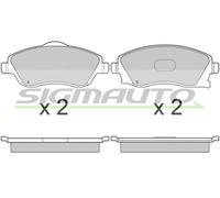 SPB000 Kit pastiglie freno, Freno a disco Sigmauto