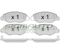 SPB010 Kit pastiglie freno, Freno a disco Sigmauto