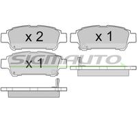 SPB042 Kit pastiglie freno, Freno a disco Sigmauto