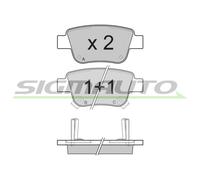 SPB112 Kit pastiglie freno, Freno a disco Sigmauto
