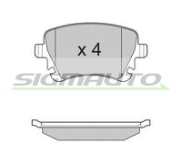 SPB130 Kit pastiglie freno, Freno a disco Sigmauto
