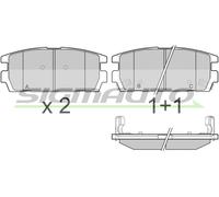 SPB143 Kit pastiglie freno, Freno a disco Sigmauto