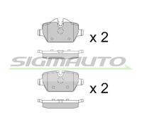 SPB196 Kit pastiglie freno, Freno a disco Sigmauto