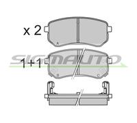 SPB212 SIGMAUTO Kit pastiglie freno, Freno a disco per HYUNDAI,KIA
