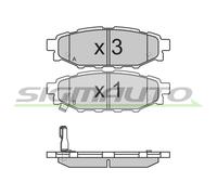 SPB218 Kit pastiglie freno, Freno a disco Sigmauto