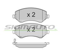 SPB221 Kit pastiglie freno, Freno a disco Sigmauto