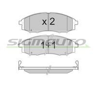 SPB230 Kit pastiglie freno, Freno a disco Sigmauto