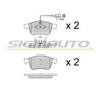 SPB231 Kit pastiglie freno, Freno a disco Sigmauto