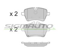 SPB247 SIGMAUTO Kit pastiglie freno, Freno a disco per MINI