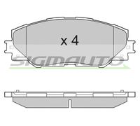 SPB250 Kit pastiglie freno, Freno a disco Sigmauto