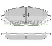 SPB251 Kit pastiglie freno, Freno a disco Sigmauto