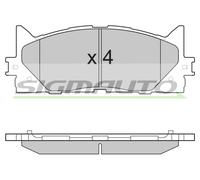 SPB253 Kit pastiglie freno, Freno a disco Sigmauto