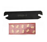 SPB26-3 26mm Separazione Mortasatrici da Taglio Porta Utensili W/10pcs GTN-3