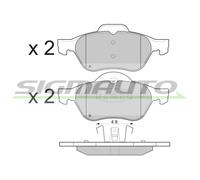 SPB264 Kit pastiglie freno, Freno a disco Sigmauto