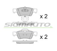 SPB280 Kit pastiglie freno, Freno a disco Sigmauto